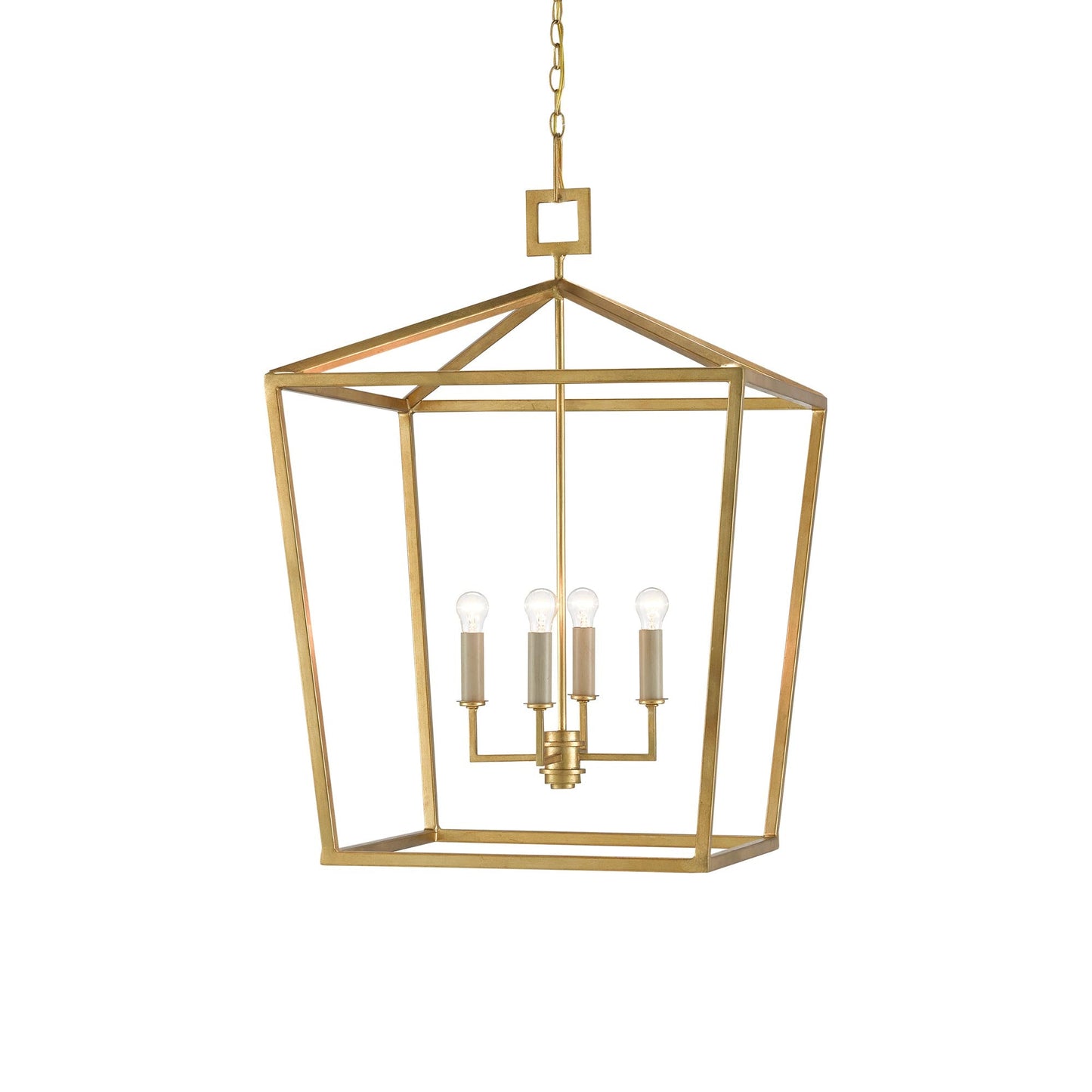 Denison Pendant Light in Gold (Large).