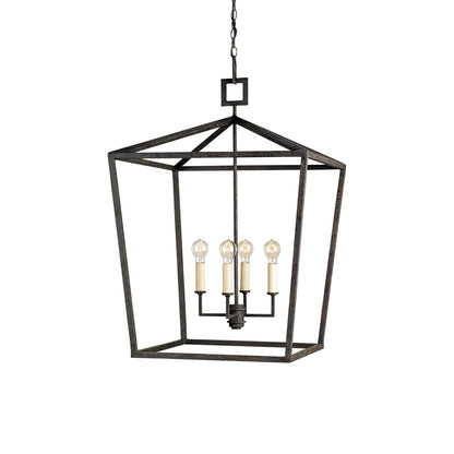 Denison Pendant Light in Mole Black (Large).
