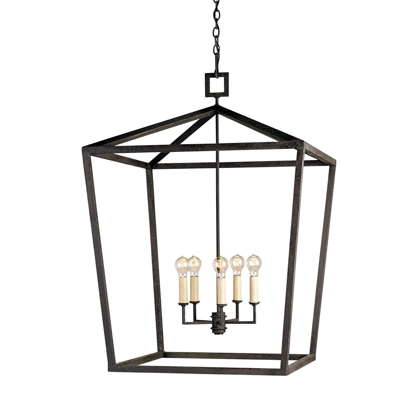 Denison Pendant Light in Mole Black (Grande).