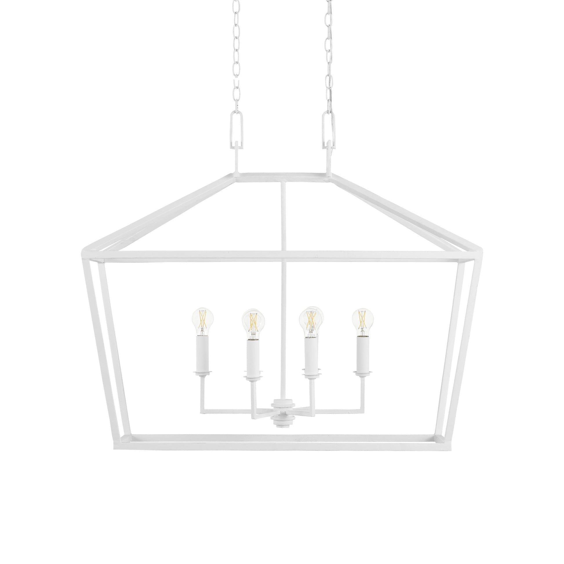 Denison Rectangular Pendant Light in Detail.