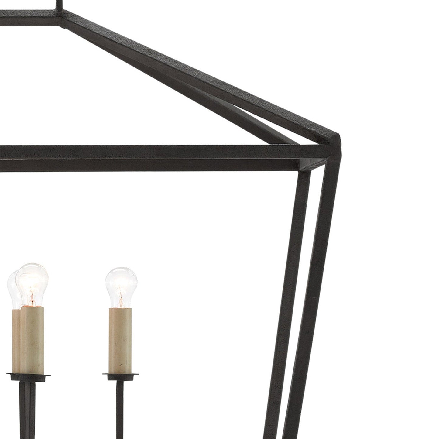 Denison Rectangular Pendant Light in Detail.