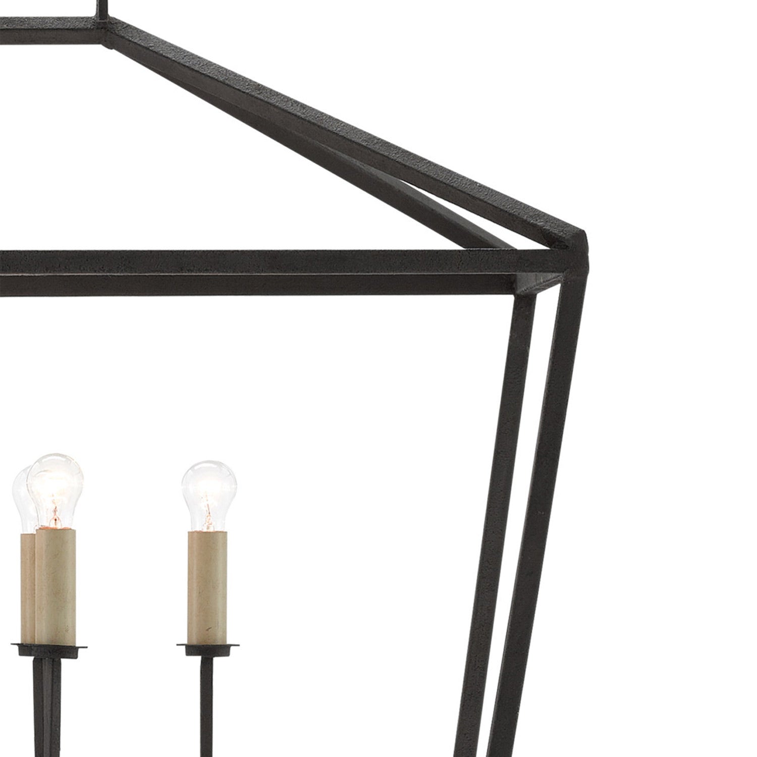 Denison Rectangular Pendant Light in Detail.