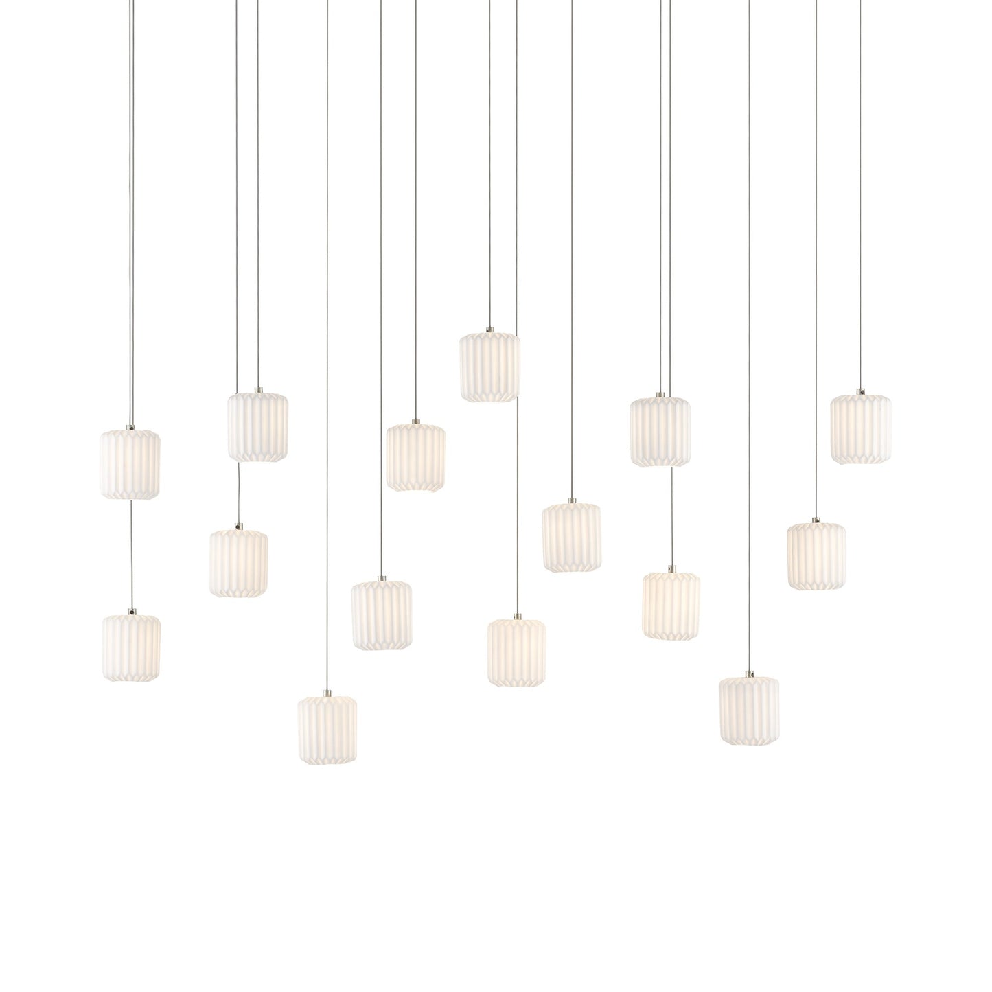 Dove Linear Multi Pendant Light (15-Light).