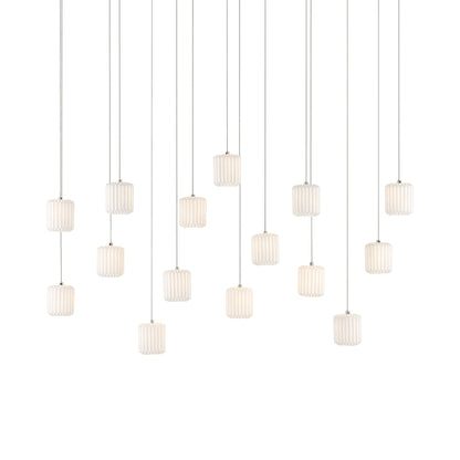 Dove Linear Multi Pendant Light (15-Light).