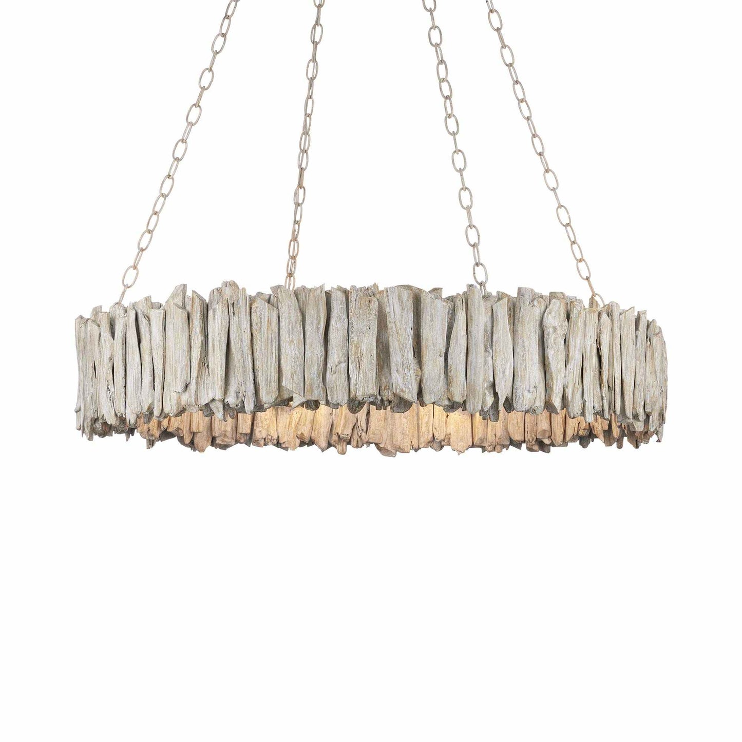 Driftwood Ring Chandelier in Detail.