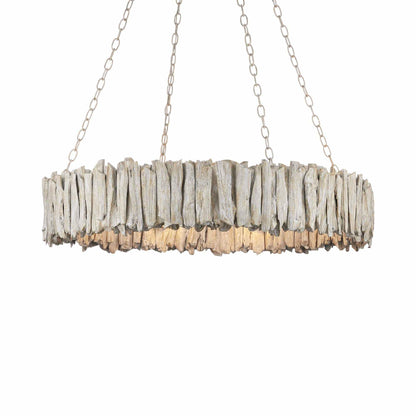Driftwood Ring Chandelier in Detail.