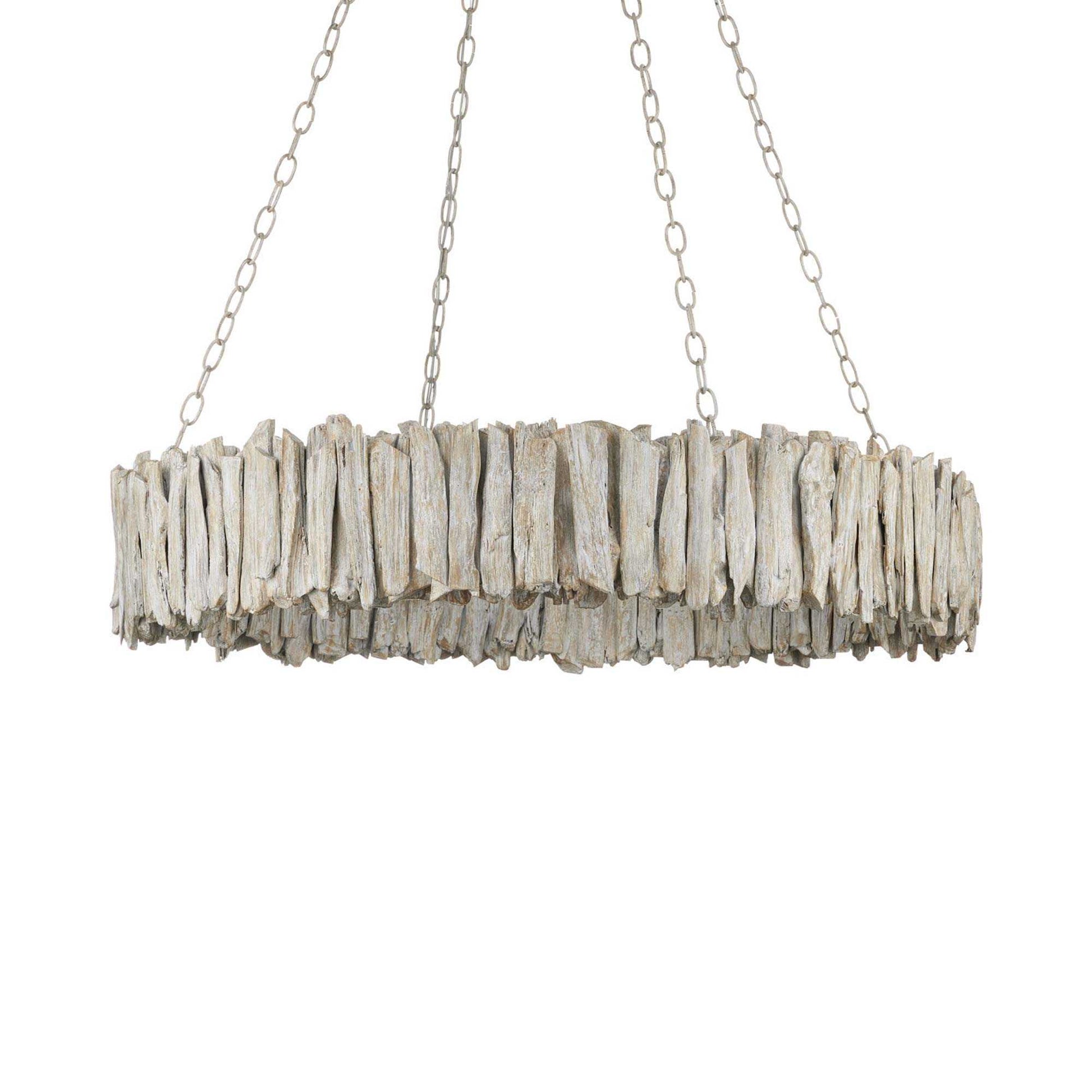 Driftwood Ring Chandelier in Detail.