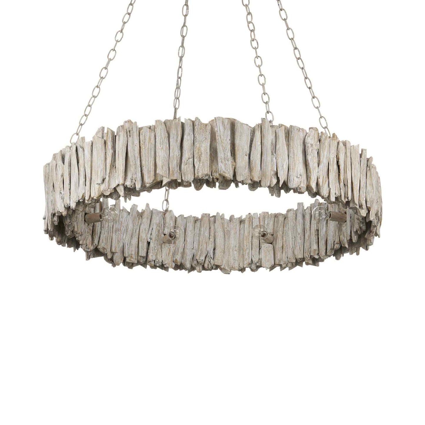 Driftwood Ring Chandelier in Detail.
