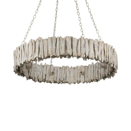 Driftwood Ring Chandelier in Detail.