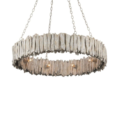 Driftwood Ring Chandelier in Detail.