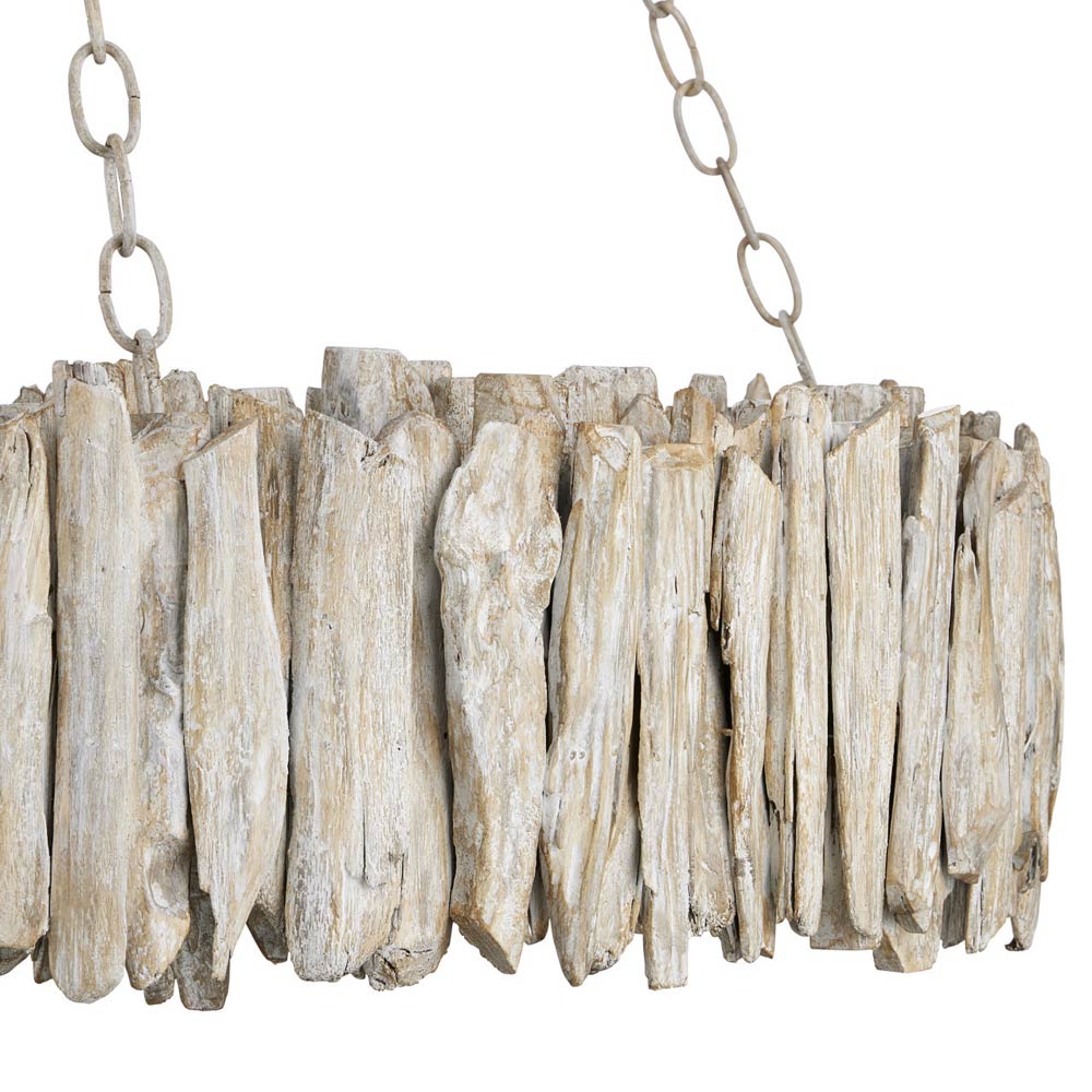 Driftwood Ring Chandelier in Detail.