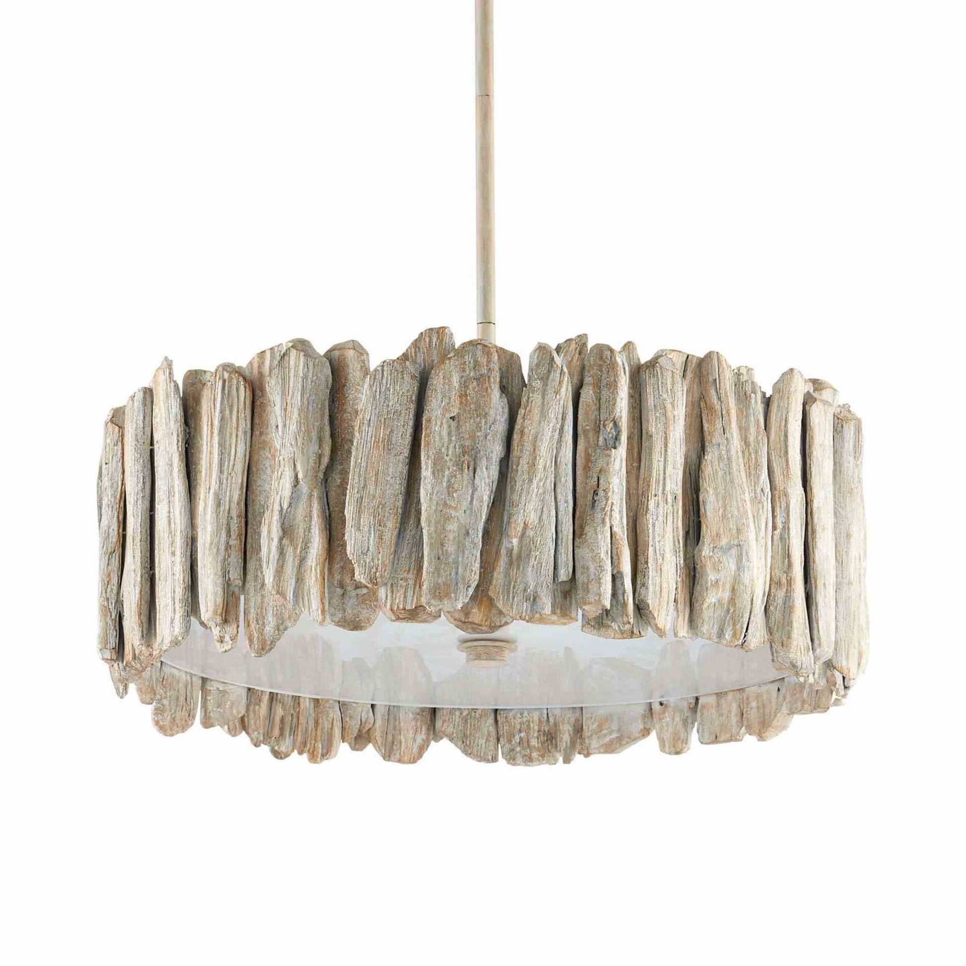 Driftwood Semi Flush Mount Ceiling Light in Detail.