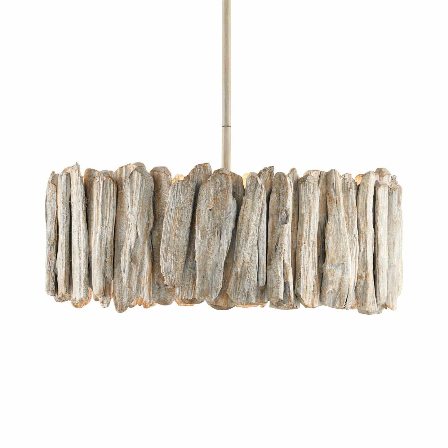 Driftwood Semi Flush Mount Ceiling Light in Detail.