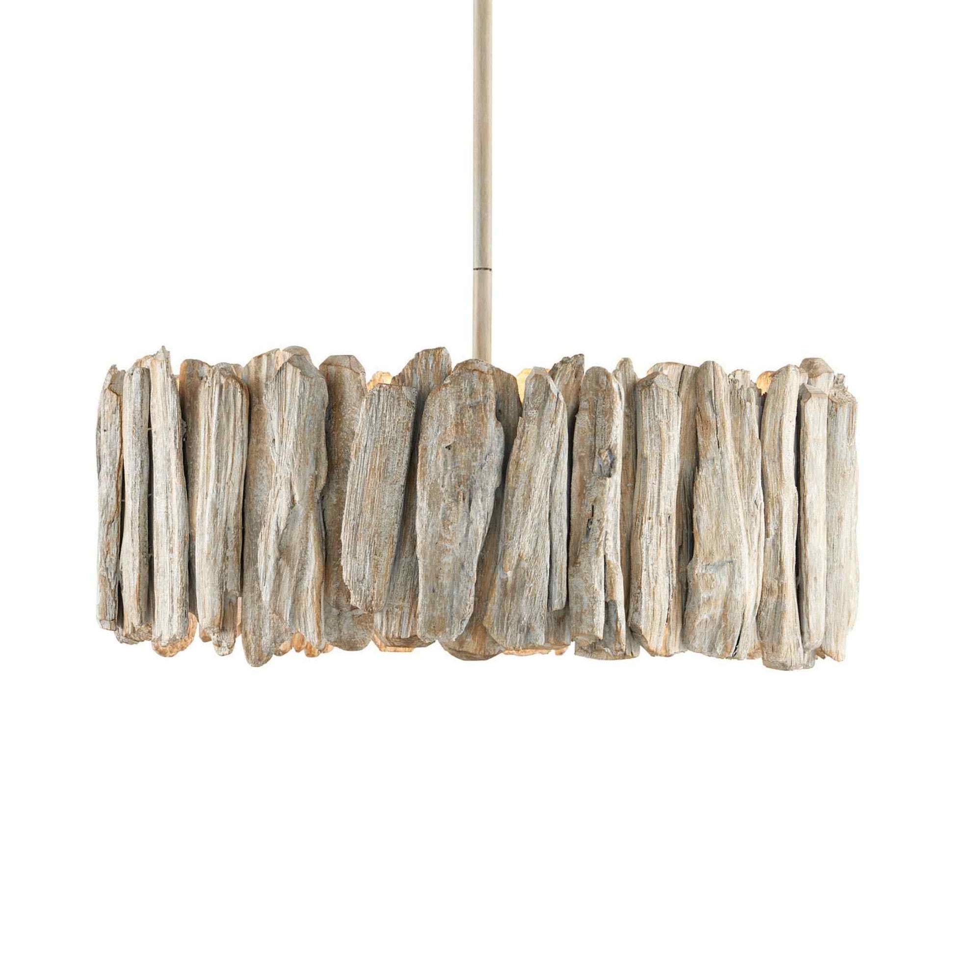 Driftwood Semi Flush Mount Ceiling Light in Detail.