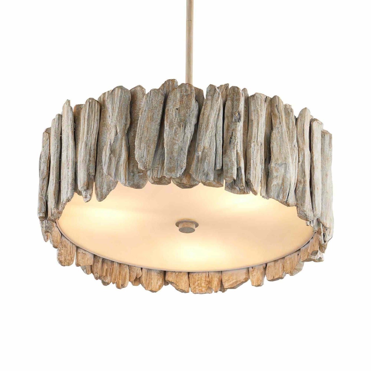 Driftwood Semi Flush Mount Ceiling Light in Detail.