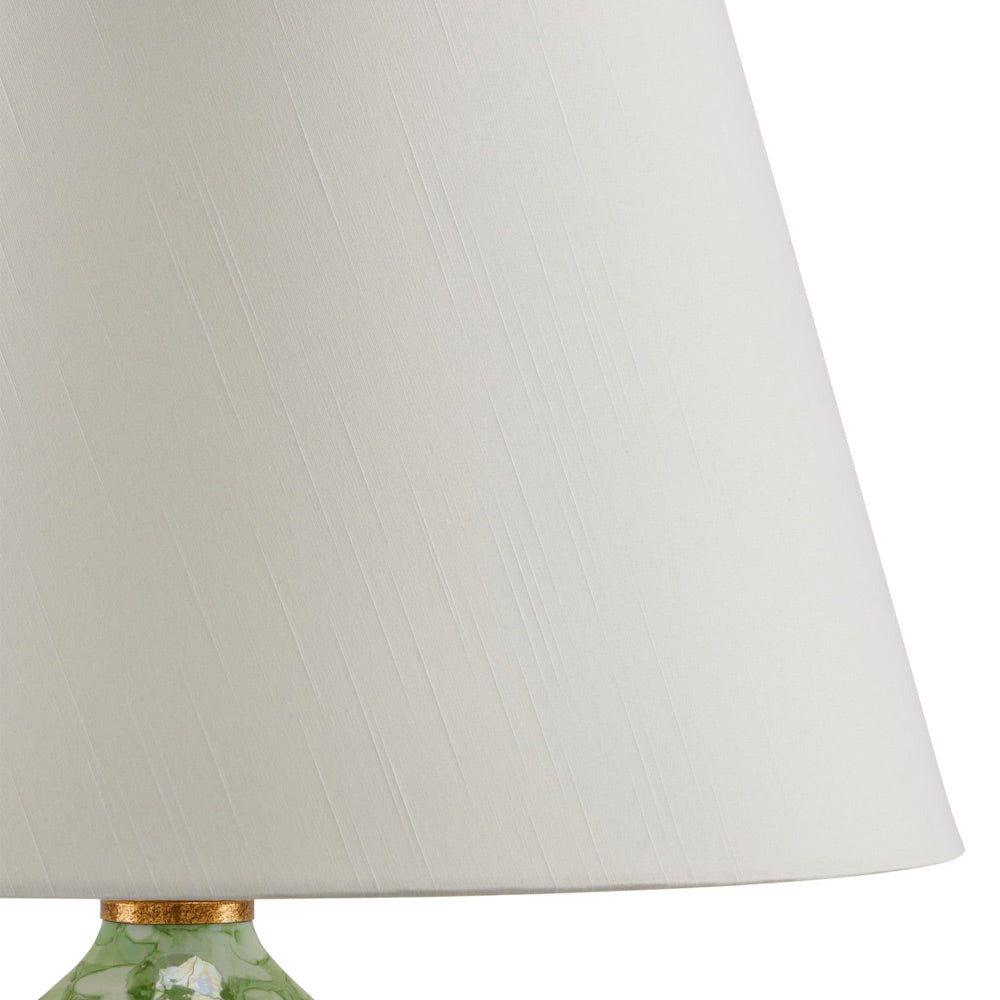 Eau de Nil Table Lamp in Detail.