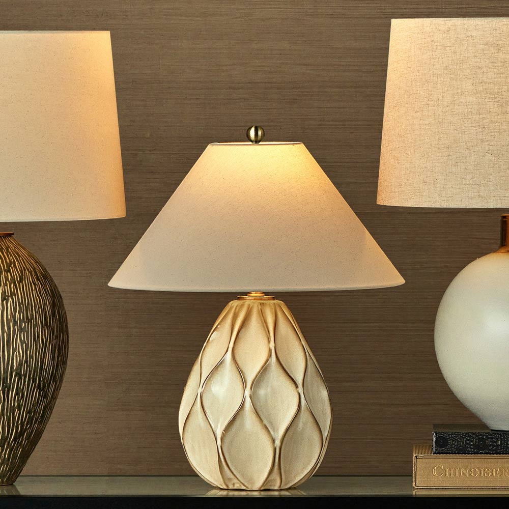 Edgemoor Table Lamp in living room.