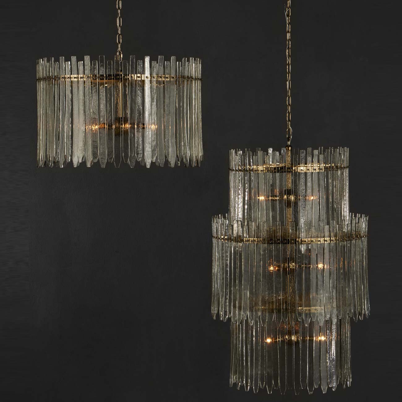 Electra Tier Chandelier in Detail.