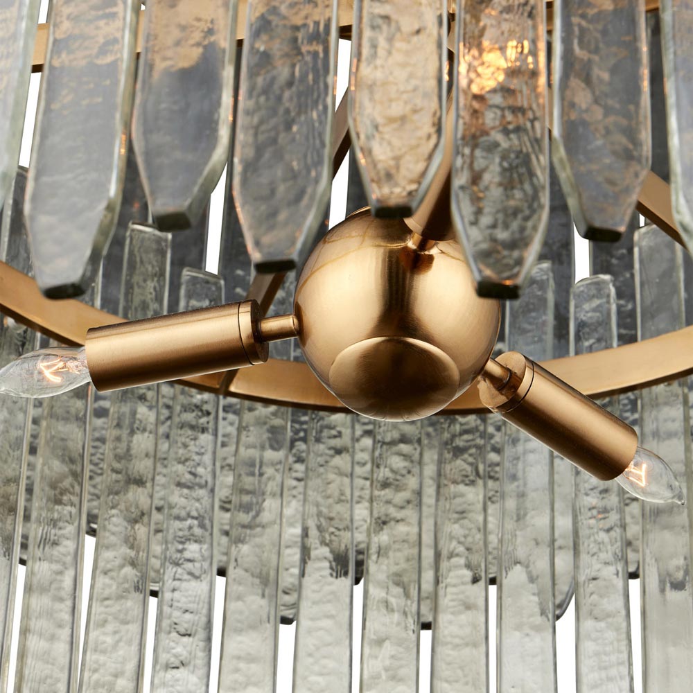 Electra Tier Chandelier in Detail.