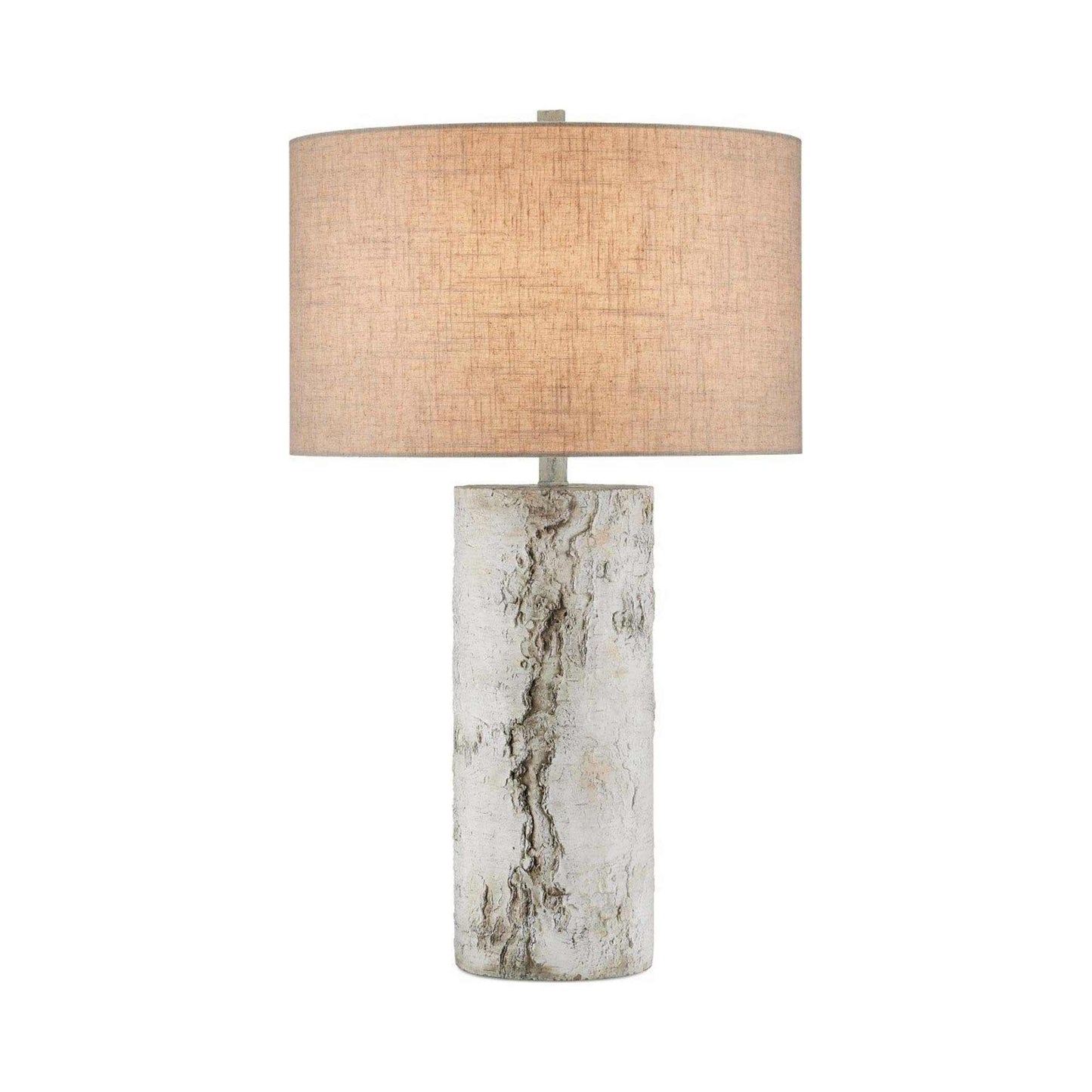 Faux Birch Table Lamp.