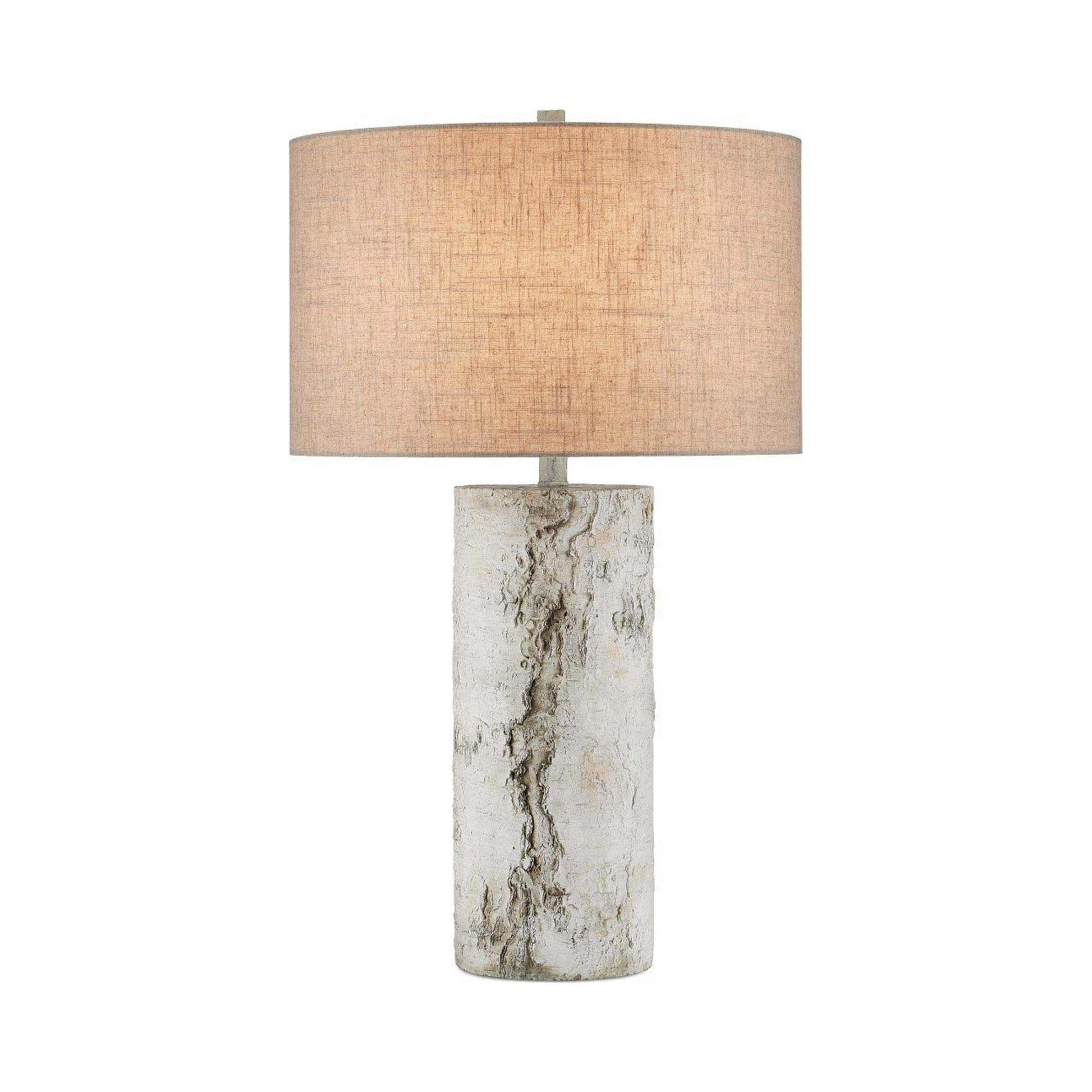Faux Birch Table Lamp.