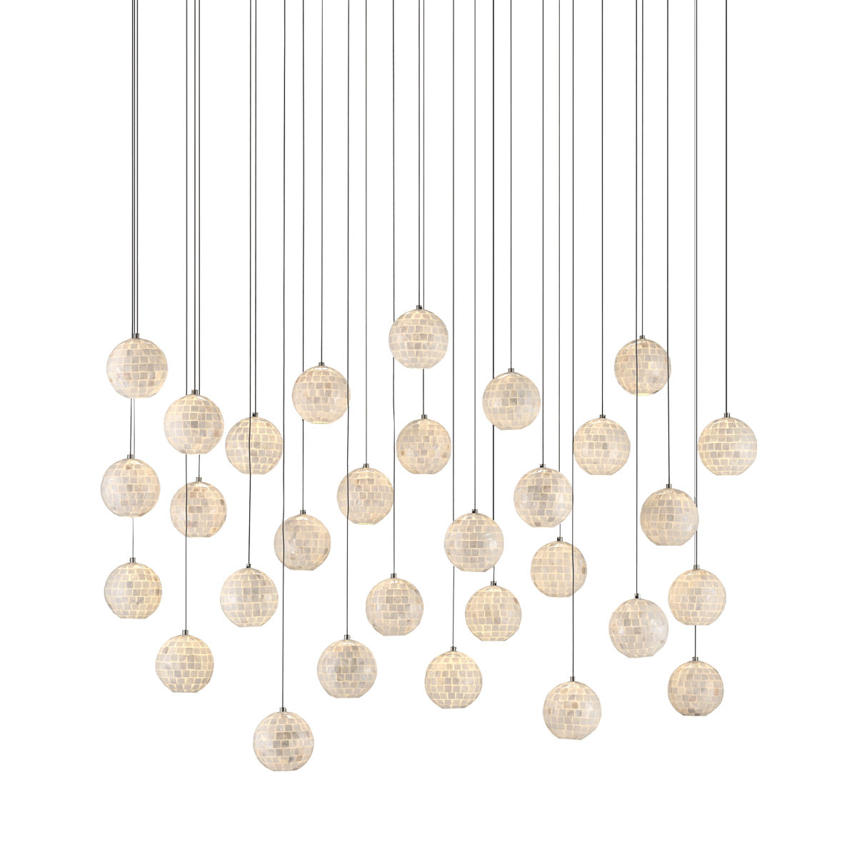 Finhorn Linear Multi Pendant Light (30-Light).