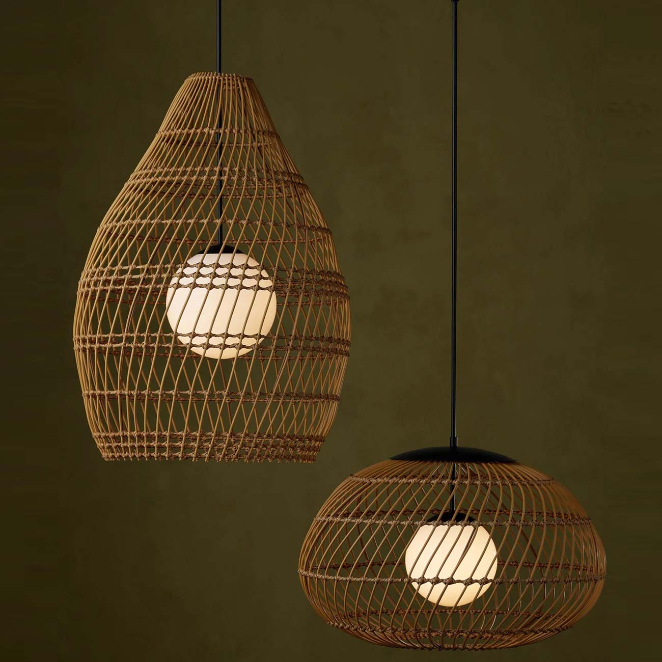 Fishtrap Outdoor Pendant Light in Detail.