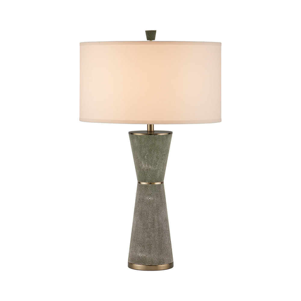 Galuchat Table Lamp in Detail.