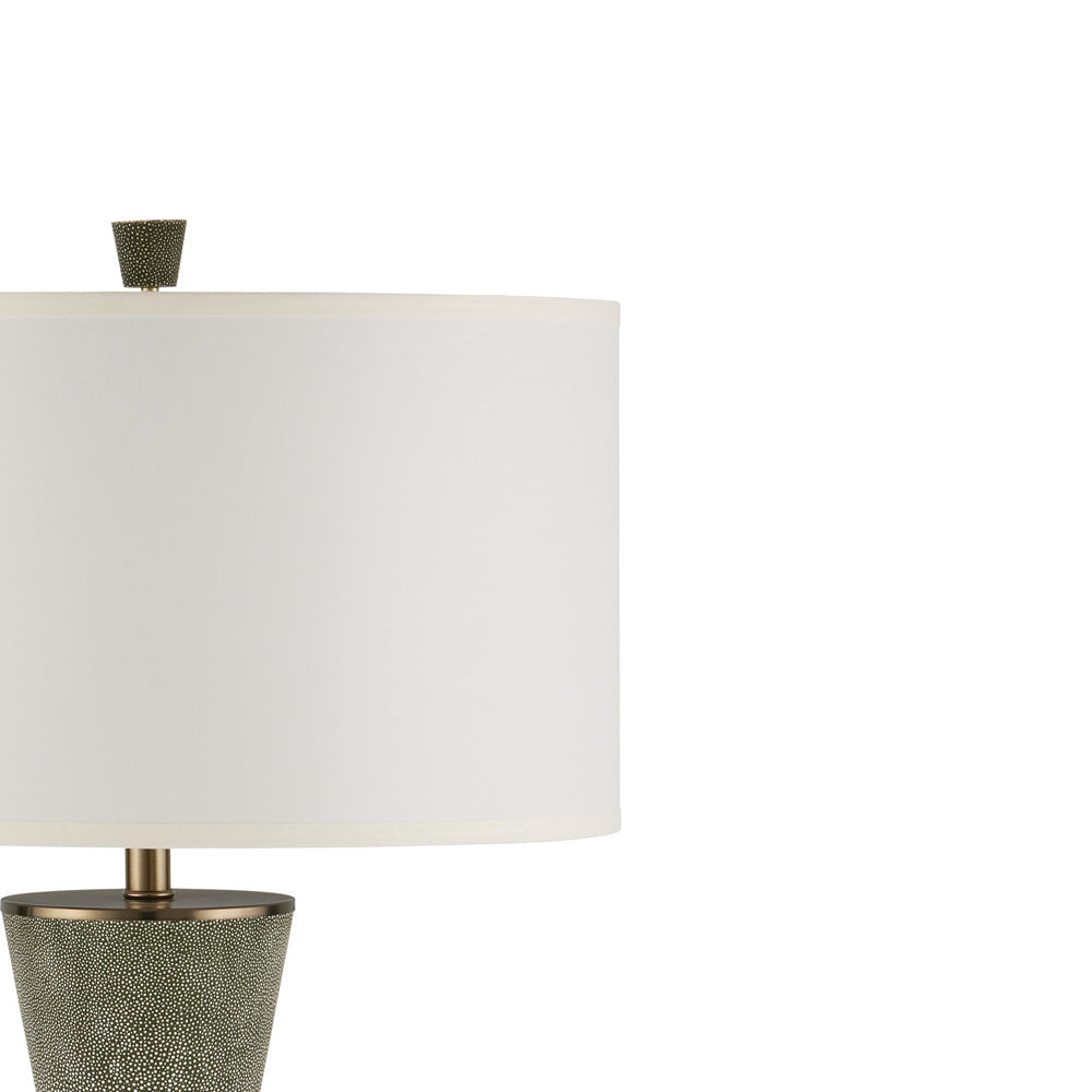 Galuchat Table Lamp in Detail.