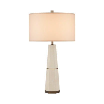 Galuchat Tapered Table Lamp in Detail.