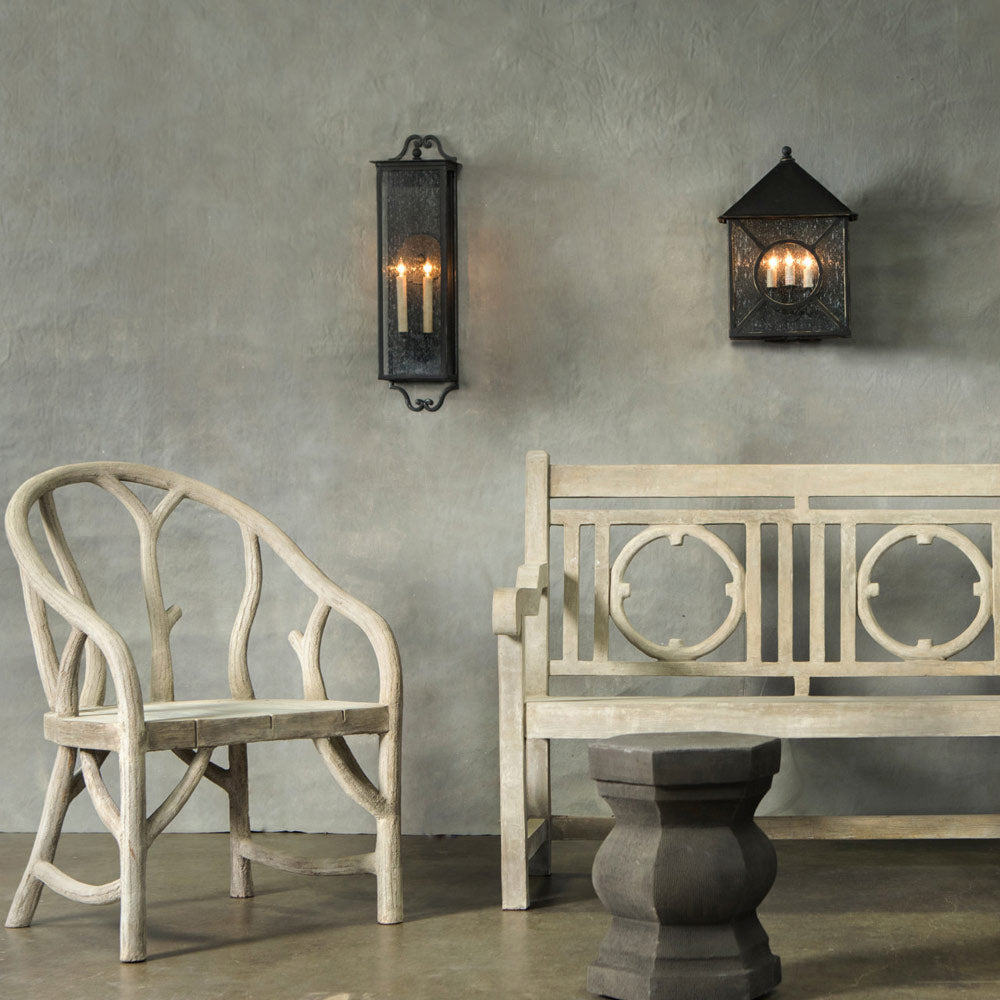 Giatti Outdoor Wall Light in living room.