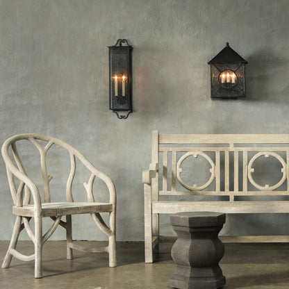 Giatti Outdoor Wall Light in living room.