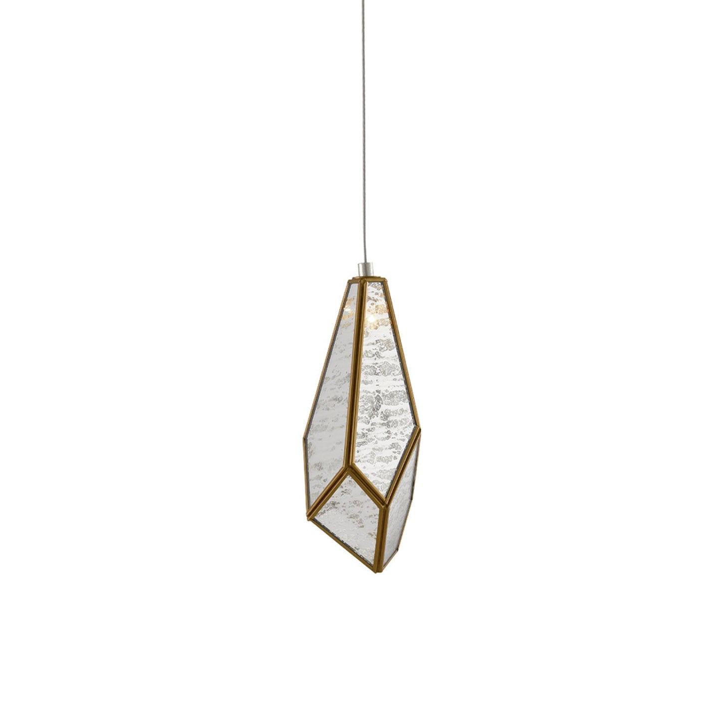 Glace Pendant Light in Raj Mirror.
