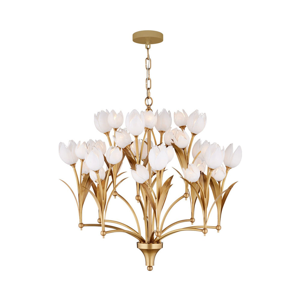 Glazen Chandelier.