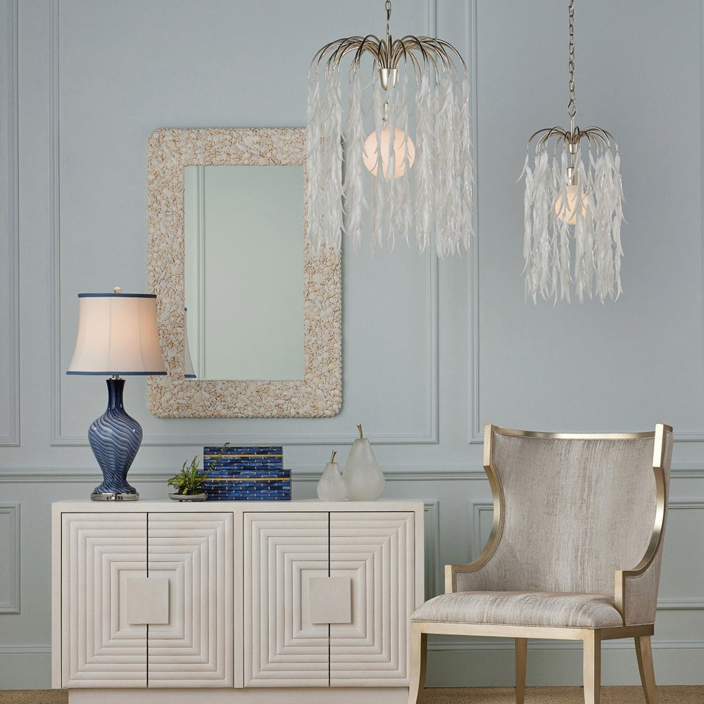 Glen Arbor Pendant Light in living room.