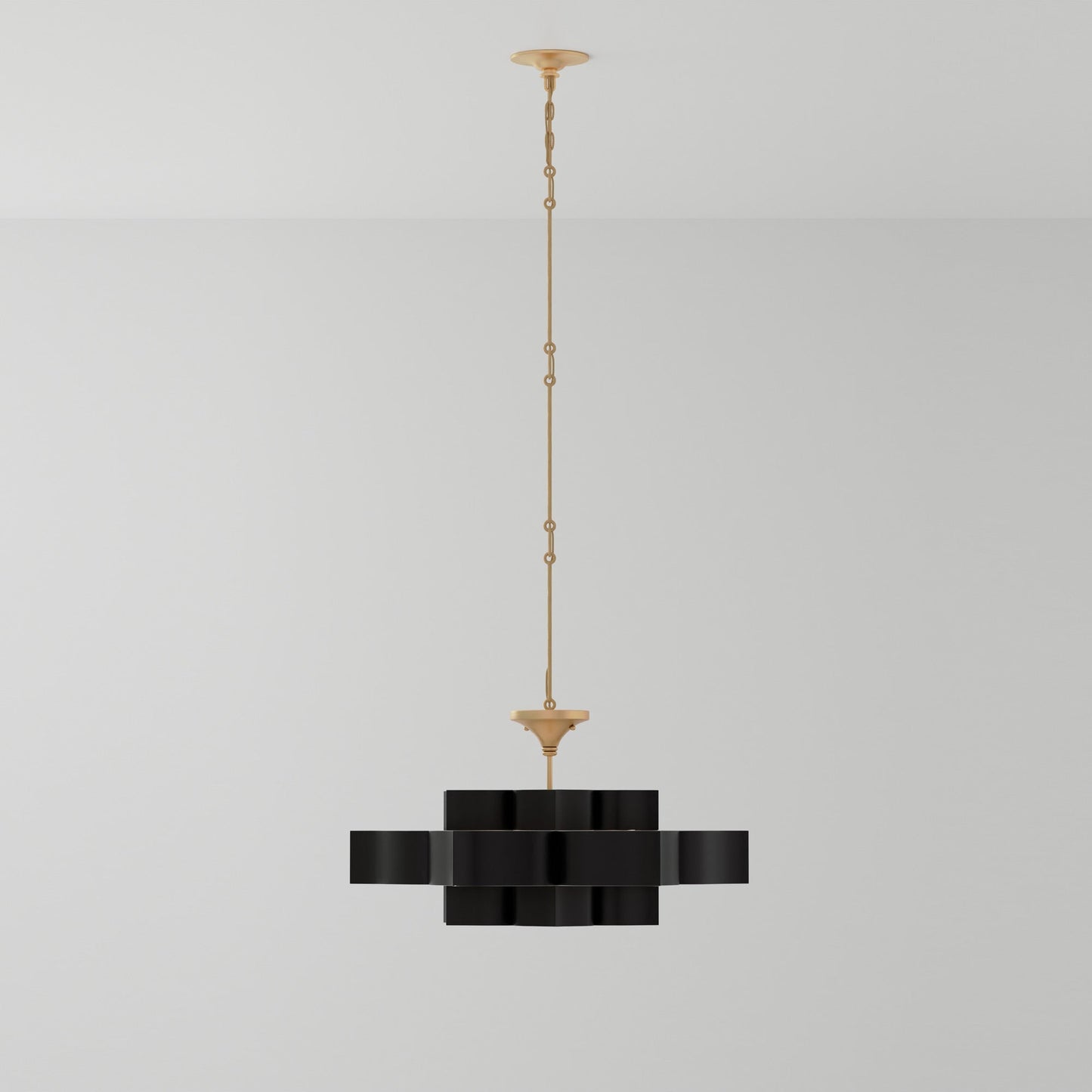 Grand Lotus Chandelier in Detail.