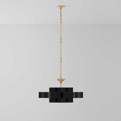 Grand Lotus Chandelier in Detail.