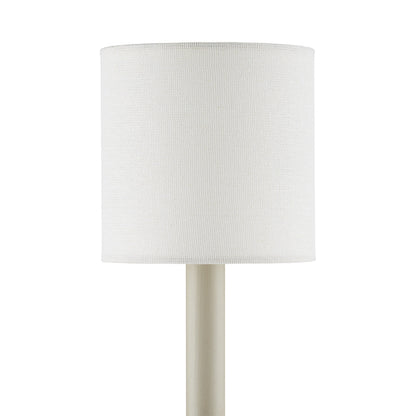 Grasscloth Chandelier Shade in Detail.