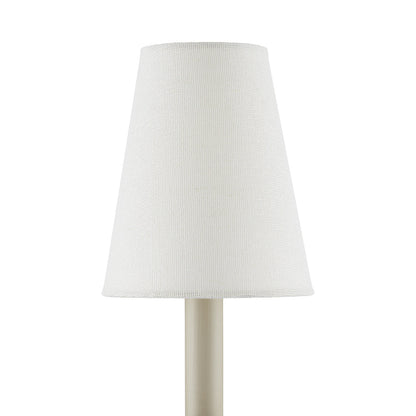 Grasscloth Chandelier Shade in Detail.