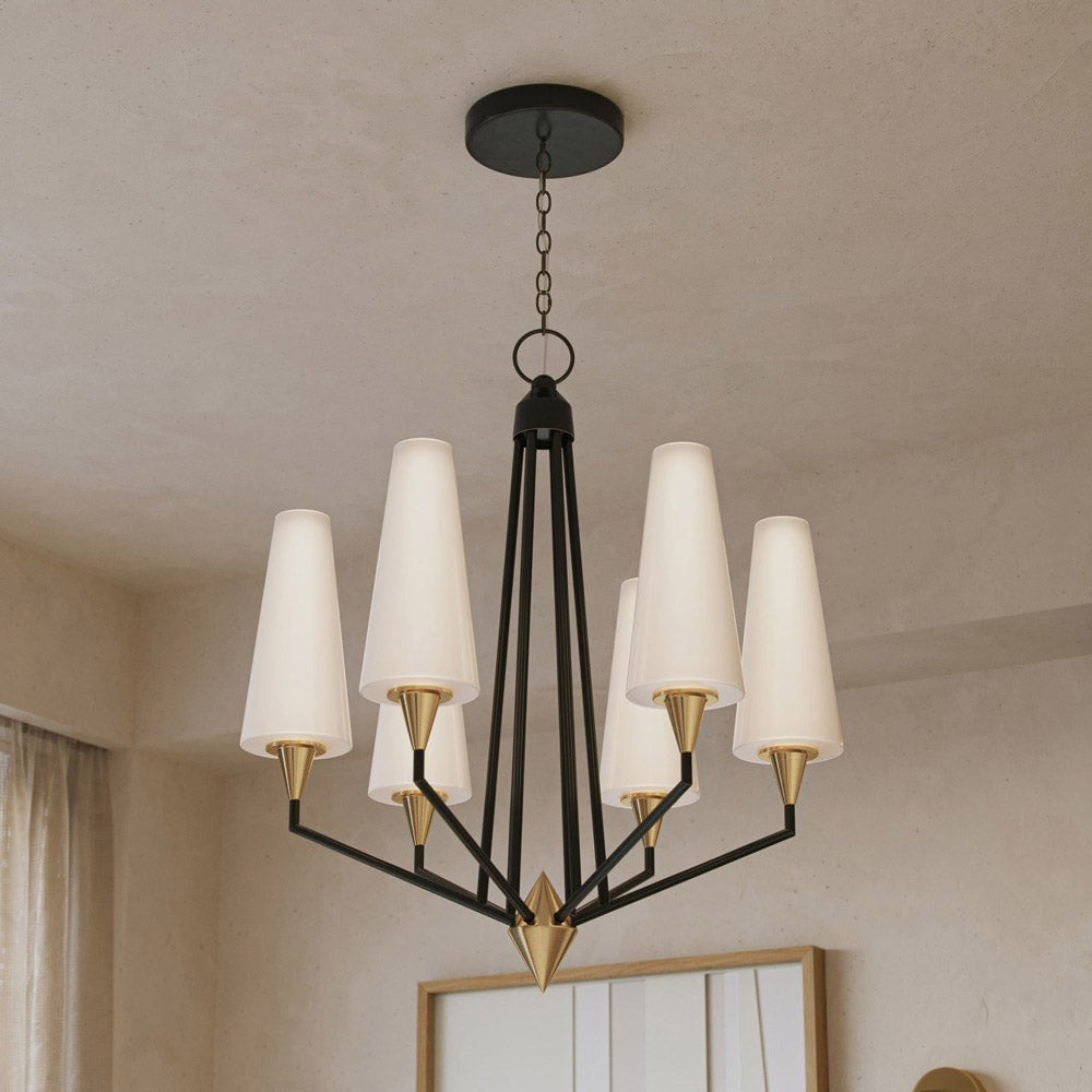 Hennin LED Chandelier in Detail.