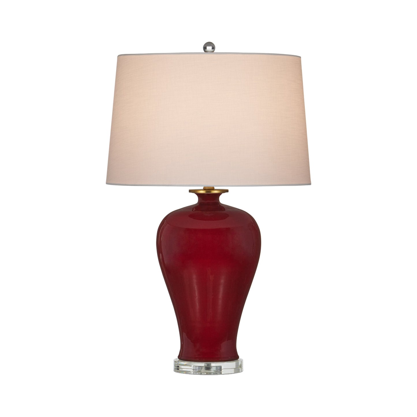 Imperial Table Lamp in Red.