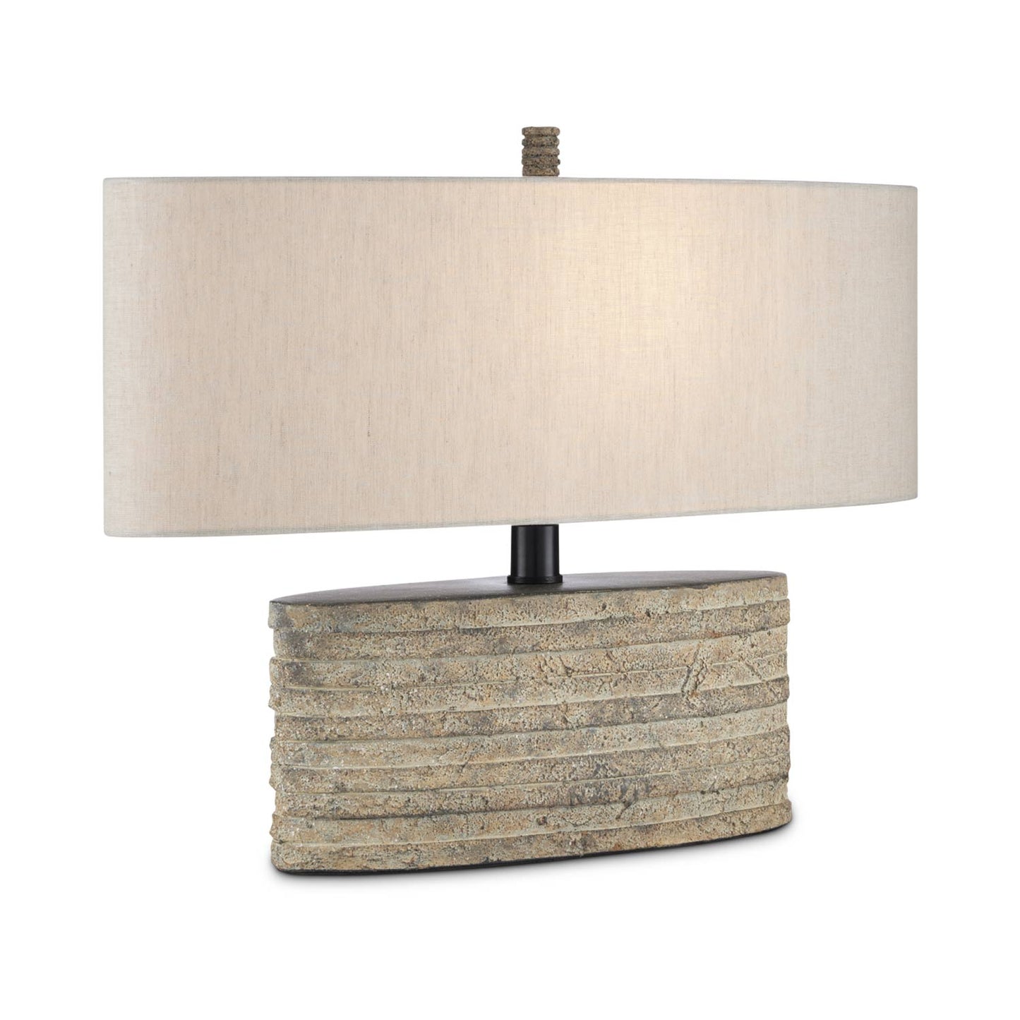 Innkeeper Oval Table Lamp in Detail.