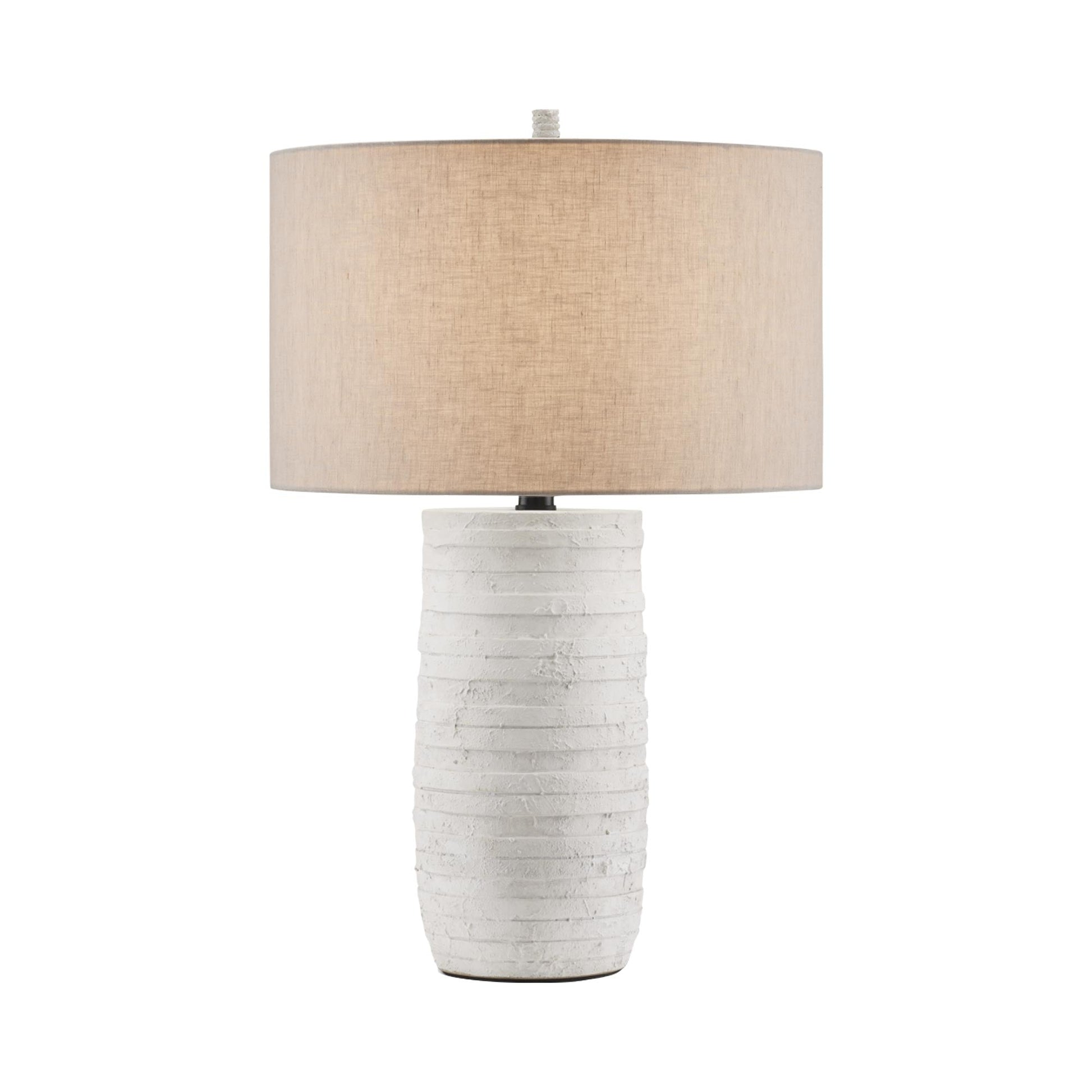 Innkeeper Table Lamp in White.