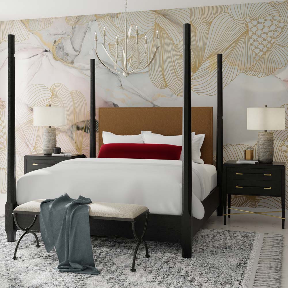 Innkeeper Table Lamp in bedroom.