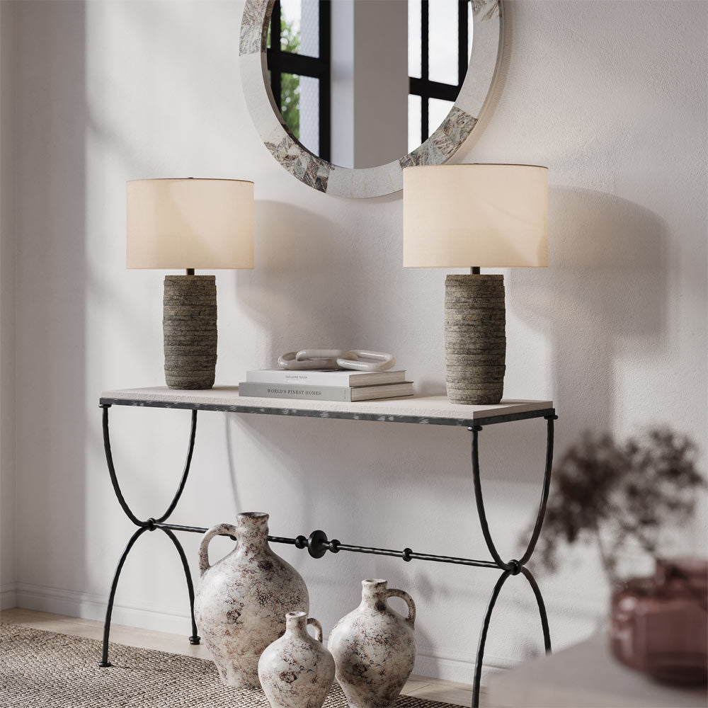 Innkeeper Table Lamp in living room.