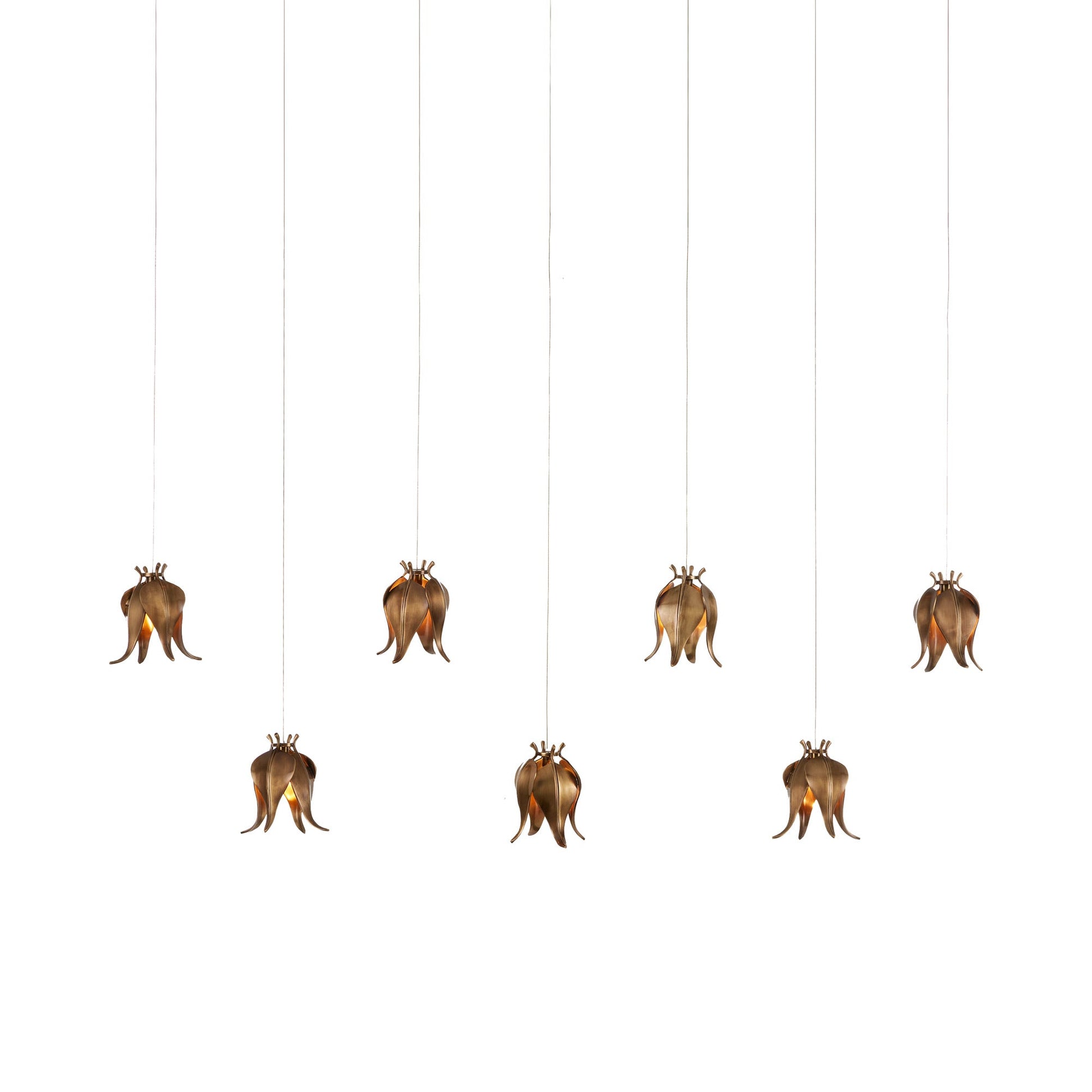 Iota Linear Multi Pendant Light (7-Light).