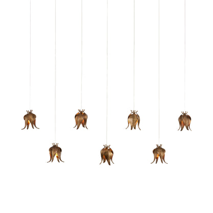 Iota Linear Multi Pendant Light (7-Light).