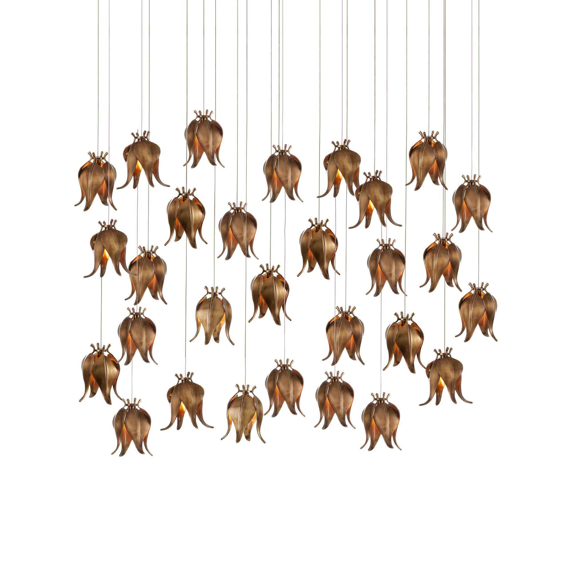 Iota Linear Multi Pendant Light (30-Light).
