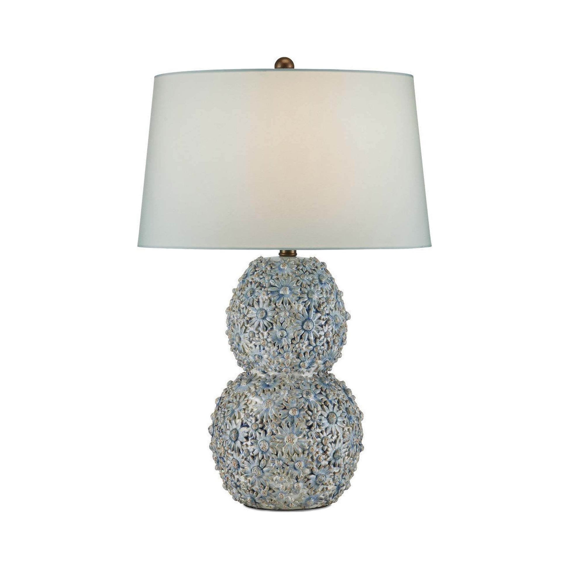 Jessamine Table Lamp in Cloud Blue.