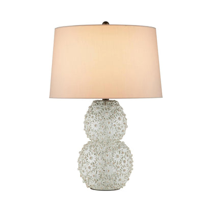 Jessamine Table Lamp in White.